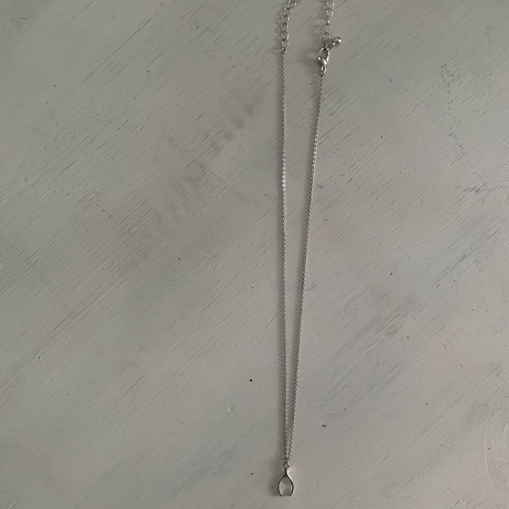 Wishbone simple necklace